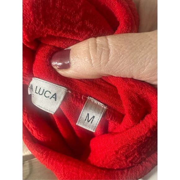 Patrizia Luca Red Textured Turtleneck - Picture 4 of 8